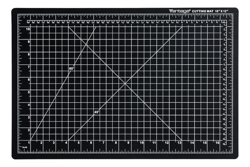 Estera De Corte  Vantage, 12  X 18 , Negro, 1