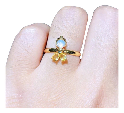 Anillo Princesas Circonio Oro