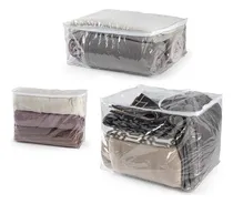 Comprar Kit 5 Sacos Organizadores Multiuso Pmg Embalagem Pvc Cristal