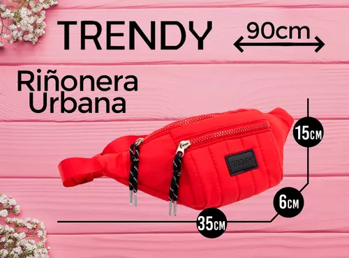 Riñonera Mujer Trendy Ajustable Grande Moda Reforzada New