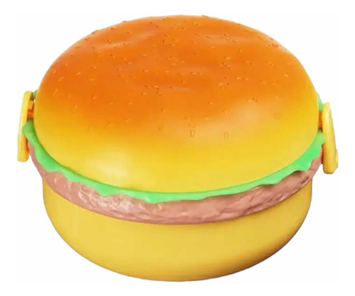 Vianda Envase De Comida Forma De Hamburguesa Escolar