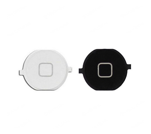 Botón Inicio Home Plástico Blanco Negro Para iPhone 4 4s