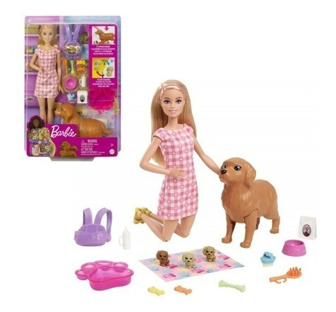  Barbie Cachorritos Recién Nacidos Perritos   Mattel Hck74