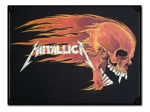#930 - Cuadro Vintage - Metallica Heavy Rock Poster No Chapa