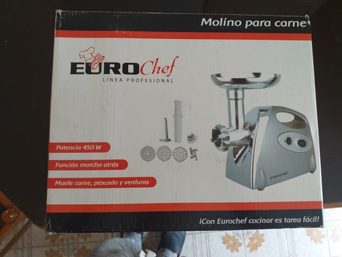 Molino De Carne Eurochef Eléctrico Ref. 60v