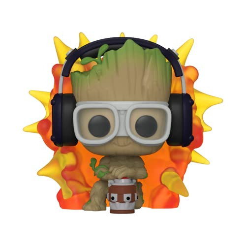 ¡funko Pop! Marvel: Yo Soy Groot, Groot Con Detonador