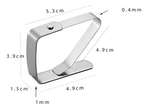 4 Piezas De Clip Para Mantel, Soporte Pesado Para Manteles