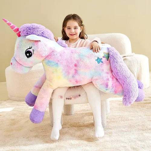 Juguete De Peluche De Unicornio Gigante, Juguetes De Pe...