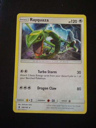 Rayquaza - 106/145 Carta Pokemon 