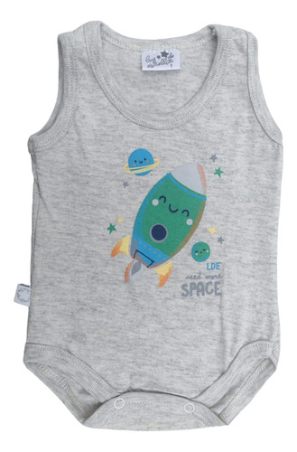 Body Musculosa Algodon Bebe Space