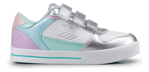 Zapatillas Atomik Chicos Triple Abrojo Velcro Colegial