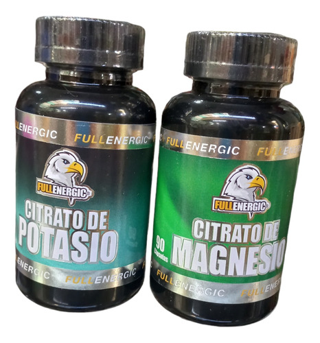 Pack Citrato De Potasio Y Magnesio 90 Cap C/u