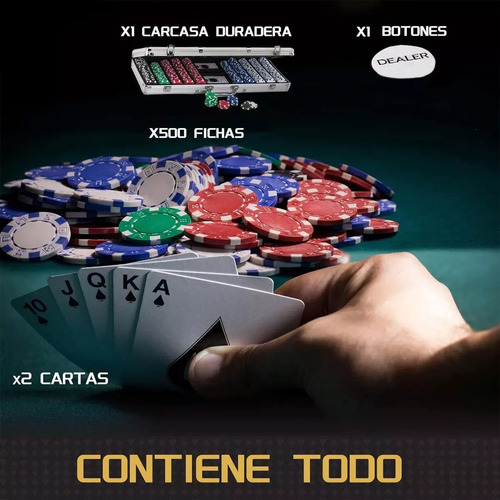 500 Pcs Fichas De Póquer Para Juego De Mesa