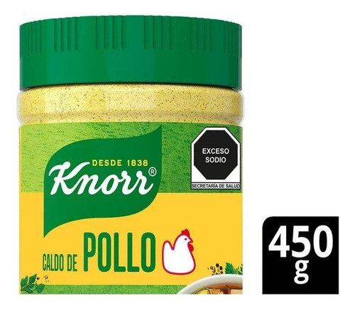 2 Pzs Caldo De Pollo Knorr 450 G