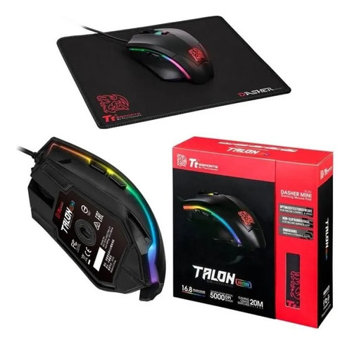 Kit Mouse Y Pad Mouse Thermaltake Talon Elite Rgb 