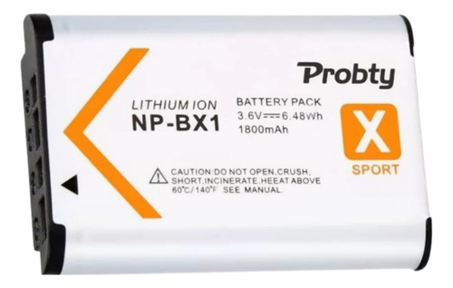 Bateria Probty Np-bx1 Sony Wx300 As15 Dsc-rx100 Rx1 Rx100
