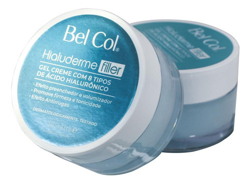 Hialuderme Filler Gel Creme 50g Bel Col Tipo de pele Todos