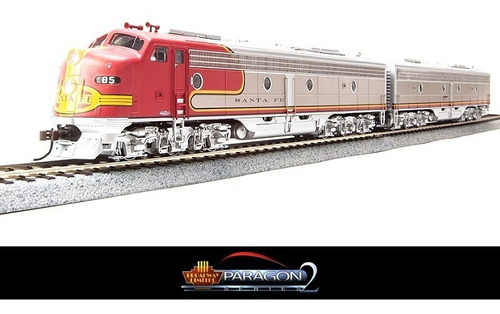 D_t  Broadway Limited  E8 A/b Santa Fe Warbonnet  2350