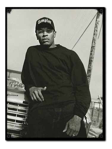 #1371 - Cuadro Decorativo Dr. Dre Rap Hip Hop Retro Poster 