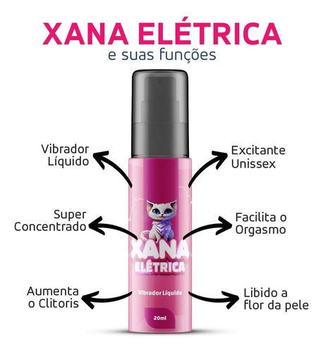 Lubrificante Xana Loka Excitante Vibrações Intimo Original