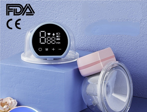Cx2 Lazhu Wearable Bomba Leite Materno Recarregável Mãos