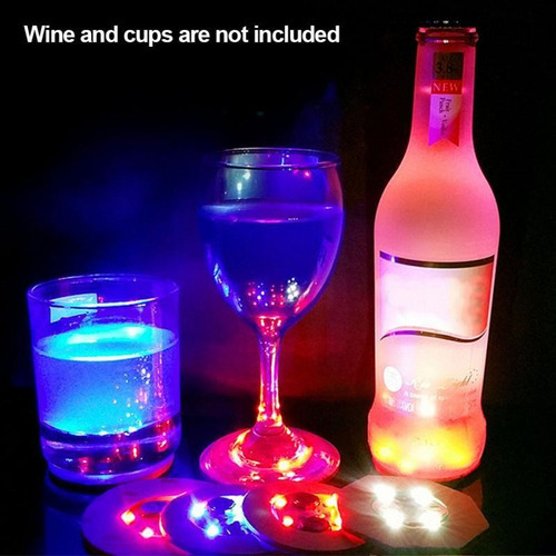 Posavasos Led Paquete De 40 Posavasos Iluminados Con Luces