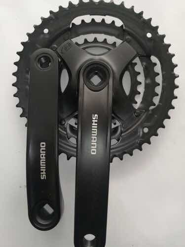 Imagen 3 de 4 de Plato Y Biela Shimano 170mm Ty-301