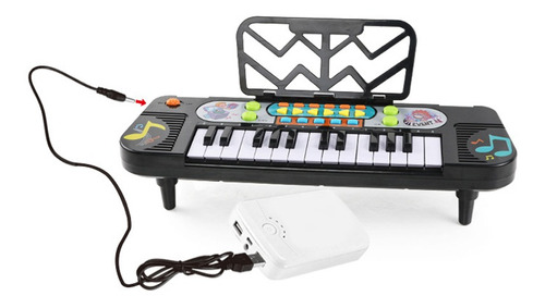 Teclado Piano Para Niños Multifuncional Carga Electrónica