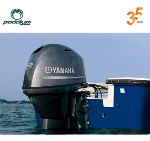 Imagem 7 de 8 de Motor De Popa Yamaha 4t F 60hp Fetl + Frete Poddium Náutica
