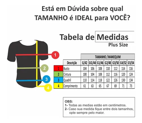 Roupa hotsell numeros grandes