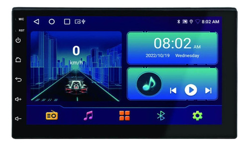 Reproductor Android 9 Pulgadas 1 Din Bluetooth Gps Usb Wifi