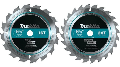 Discos Makita T-01426, Para Sierra Circular, 2 Piezas