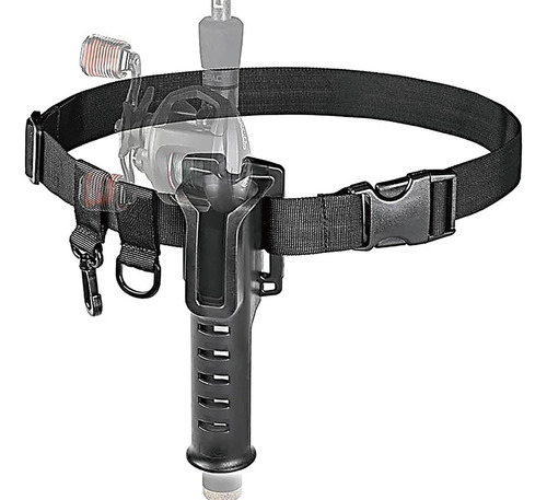 Soporte Para Caña De Pescar, Cinturón, Ajustable, Negro