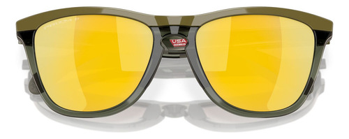 Óculos De Sol Oakley Frogskins Range Dark Brush Lentes Prizm 24k Polarizada OO9284-0855