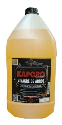 Vinagre De Arroz  4 Litros Kaporo