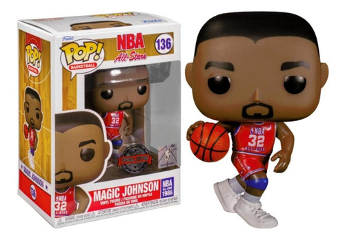 Magic Johnson 136 Exclusivo Pop Funko Nba All Stars