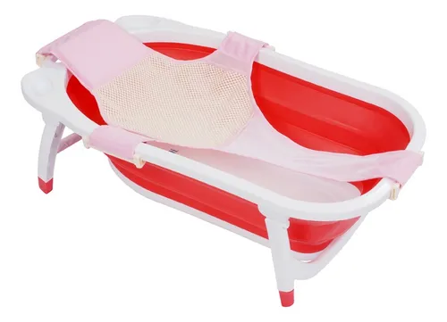 Hamaca Para Bañera Bubbles Rosada Infanti