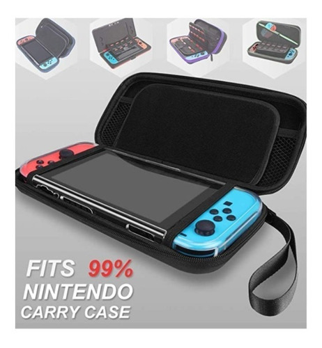 Kit De Accesorios Nintendo Switch 4 En 1 Con Funda Protector