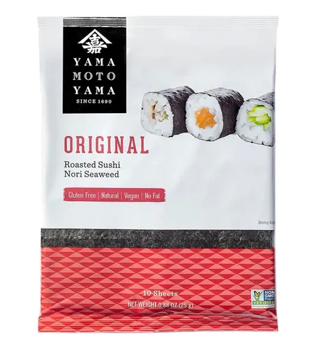 comprar Alga Nori Premium Para Preparar Sushi 10 Hojas - 1 Paquete