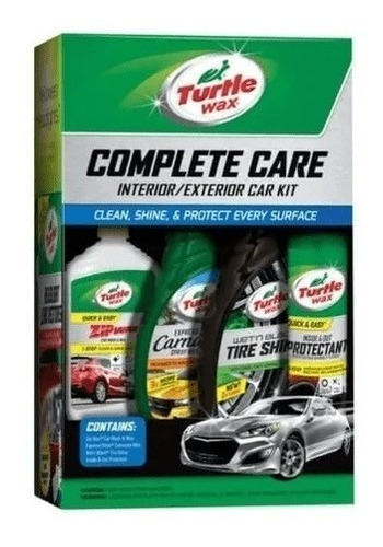 Kit Completo Lavado Y Cuidado Del Carro Turtle Wax