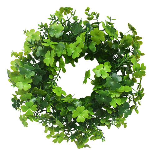 Guirnalda De Cuatro Hojas Con Decoración Verde Para El Día D