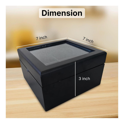Presencehhh Wood Tea Cofre Caja De Almacenamiento De Té De Y