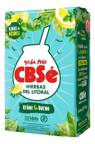 Yerba Mate Hierbas Del Litoral X 500 Gr - Cbsé