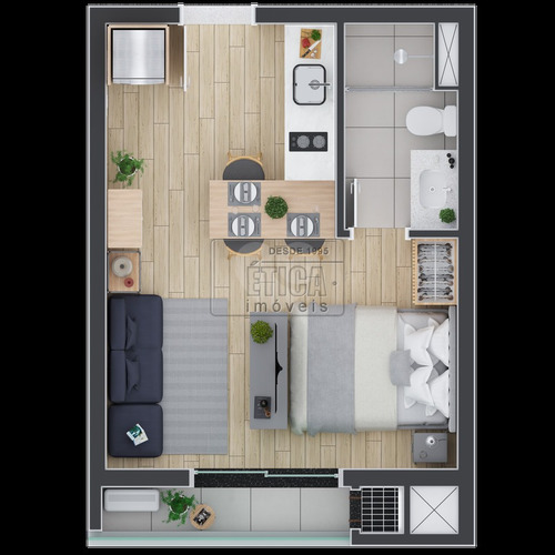 Imagem 12 de 30 de Apartamento Com 2 Dormitórios À Venda Com 82m² Por R$ 465.000,00 No Bairro Portão - Curitiba / Pr - Ap 2035