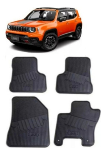 Jogo Tapete Borracha Original Mopar Jeep Renegade Frete Grat