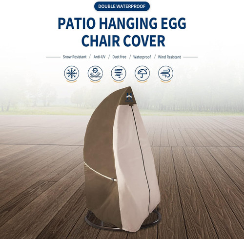 Funda Para Silla De Huevo De Patio, Resistente Para Colgar A