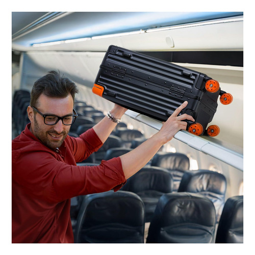 Marco De Aluminio Roplus Carry En Equipaje Con Ruedas De Sin