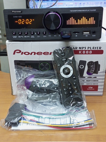 Imagen 2 de 4 de Radio Reproductor Pioneer Bluetooth Usb Sd Auxiliar Control
