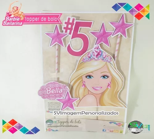 Barbie Bailarina Topper De Bolo