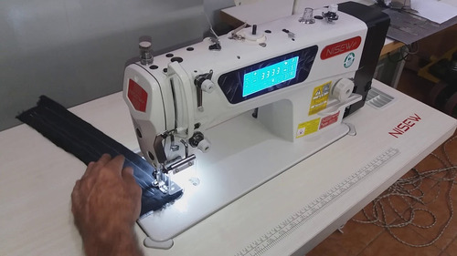 Máquina De Costura Reta Eletrônica Nisew-com Painel Touch